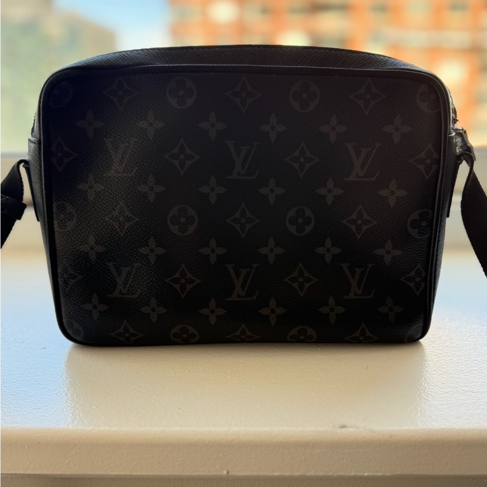 Authentic Louis Vuitton Monogram Eclipse Messenge… - image 6